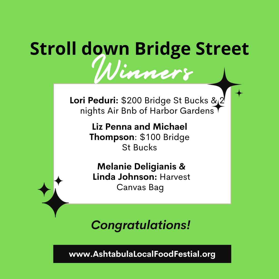 Stroll down Bridge Street Passport 2023 Harvest in the Harbor